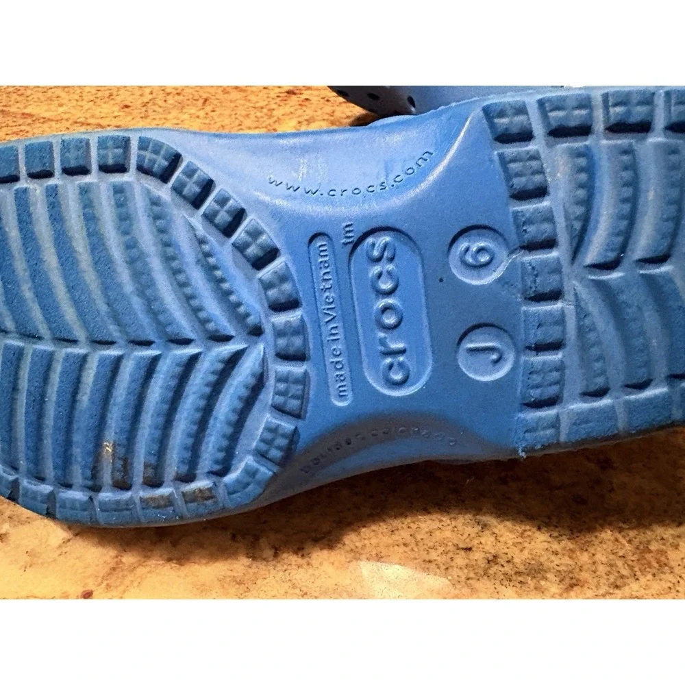 Crocs Children's Junior 6 Unisex Kids Clogs - Blue